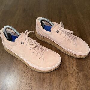 Birkenstock Honnef Blush Pink Suede Comfort Walking Shoes Women 39 EU